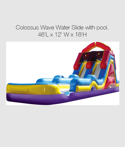 Colossus Wet-Dry Slide and Obstacle Course