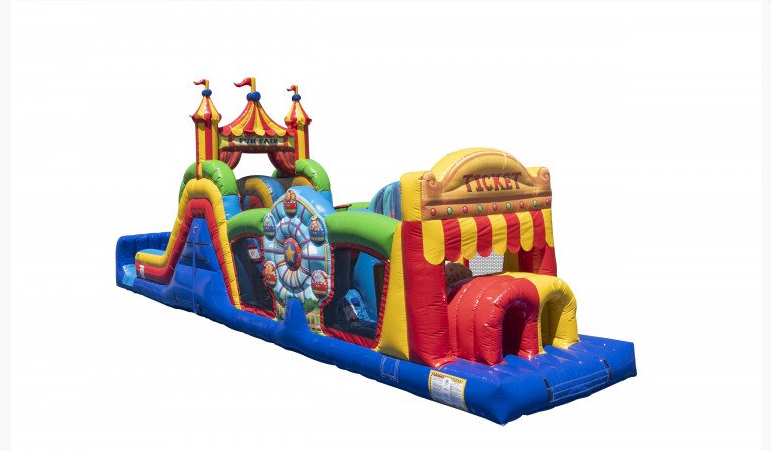 Fun Fair Obstacle Course & Water Slides